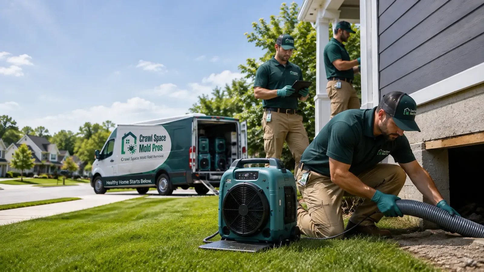 Crawl Space Mold Removal in Magnet, NE